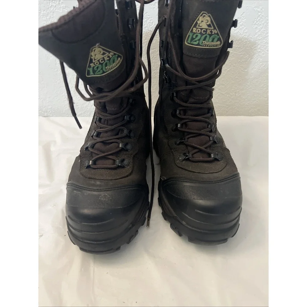 Rocky Blizzard‎ Stalker Waterproof 1200G Insulated Boot Mens Sz 8 Leather 8